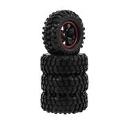 Compatible With Tamiya CC01 D90 701A 4PCS 1/10 1.9Inch Off Road Climb For Rock Crawler Car Tires 96MM Rubber Tyre Wheel Rim Hex 12MM RC Tire Set