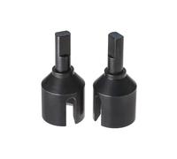 Compatible With Tamiya Fighter NXGEN DT04 58741 1/10 RC Car Upgrade Parts 2pcs Steel Rear Gearbox Drive Cup Differential Accessories