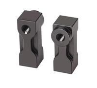 Compatible With Tamiya For Hotshot II 1/10 Remote Control Car Upgrades Parts Modification Accessories CNC Aluminum Servo Mount RC Car Accessories(Black)