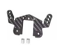 Compatible With Tamiya For Hotshot II 58737 1/10 Remote Control Cars Upgrade Parts Carbon Fiber Pattern Rear Shock Tower RC Car Accessories