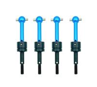 Compatible With Tamiya For TT-01 For TT-02 TA04 1/10 RC Car Upgrade Parts 4 Pcs Metal For Universal Drive Shaft CVD 53792 RC Car Accessories(Blue)
