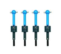 Compatible With Tamiya For TT-01 For TT-02 TA04 1/10 RC Car Upgrade Parts 4 Pcs Metal For Universal Drive Shaft CVD 53792 RC Car Accessories(Blue)