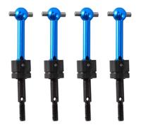 Compatible With Tamiya For TT-01 For TT-02 TA04 1/10 RC Car Upgrade Parts 4 Pcs Metal For Universal Drive Shaft CVD 53792 RC Car Accessories