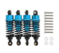 Compatible With TAMIYA For TT-01 For TT-02 TA05 TL-01 TA03 MF-01X Remote Control Car Upgrade Parts Aluminium Alloy 4Pcs Shock Damper Absorber RC Car Accessories(Blue)