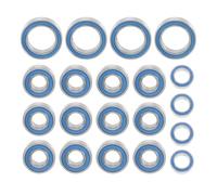 Compatible With Tamiya For TT-01 TT01E TT01D For TT02B 1/10 RC Car Upgrades Parts Accessories 20PCS Rubber Sealed Ball Bearing Kit RC Decorative Accessories