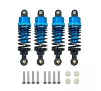 Compatible With Tamiya For TT-02 1/10 RC Car Upgrade Parts 4Pcs Aluminum Alloy Shock Absorbers Damper Set 60mm Rc Shock Absorber(Blue)
