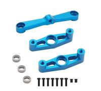 Compatible With Tamiya For TT-02 1/10 RC Car Upgrades Parts Modification Accessories DIY Metal Steering Assembly Bearing RC Car Accessories(Blue)