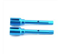 Compatible With Tamiya For TT-02 For TT-02B 1/10 RC Car Upgrade Parts 3Pcs Metal Central Drive Shaft Propeller Joint Set RC Car Accessories(Blue)