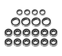 Compatible With Tamiya For TT01 For TT-02B TT-01D 1/10 RC Car Upgrade Modification Parts Accessories 20pcs Sealed Bearing Kit RC Repair Parts