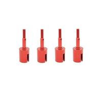 Compatible With Tamiya For TT01 For TT01E For TT02 For TT02B 51006 9005713 1/10 RC Car Parts 4PCS Metal Aluminum Axles Wheel Axle Cup RC Repairs Models