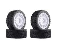 Compatible With Tamiya For TT01 For TT02 For TT02B For HPI For HSP 1/10 RC Car Tires On Road For Touring Drift Tyre Wheels 66Mm Rc Crawlers Upgrade Parts