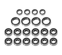 Compatible With Tamiya For TT01 TT 01 TT 01E TT 02B TT 01D 1/10 RC Car Upgrade Replacement Parts Accessories 20pcs Sealed Bearing Kit RC Repair Parts