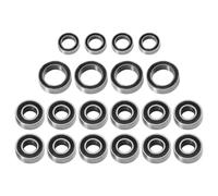 Compatible With Tamiya For TT01 TT-01E TT-01D For TT-02B 1/10 RC Car Upgrade Parts Accessories 20PCS Sealed Bearing Kit RC Repair Parts