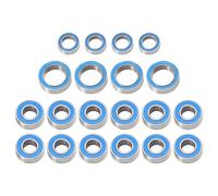 Compatible With Tamiya For TT01 TT01E TT01D For TT02B 1/10 RC Car Upgrades Parts Accessories 20PCS Rubber Sealed Ball Bearing Kit RC Spare Part