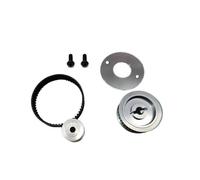 Compatible With Tamiya For TT02 1/10 RC Car Upgrade Modification Replacement Accessories Parts Belt Drive Gear 16T 40T RC Spare Part(Silver)