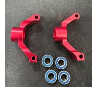 Compatible With Tamiya For TT02 1/10 RC For Touring Car Upgrade Parts Accessories Aluminum 3.0° Rear Uprights #54733 RC Car Accessories(Red)