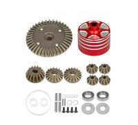 Compatible With Tamiya For TT02 For TT02B XV02 TYPE-S 1/10 RC Car Upgrade Parts Metal Differential Case And Gear Set 22049 39T Toys