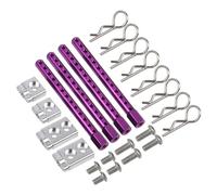 Compatible With Tamiya For TT02 TT02D 1/10 RC Car Upgrade Parts Replacement Accessories 4pcs Aluminum Alloy Shell Body Mount RC Decorative Accessories