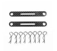 Compatible With Tamiya For TT02 XV01 RC Car Parts Carbon Fiber Pattern Body Mount Crossmember Invisible Post 54783 Rc Crawlers Upgrade Parts