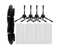 Compatible With TCL SWEEVA 6000 6500 Robotic Vacuum Cleaner Roller Main Side Brush Hepa Filter Spare Parts Accessories Replacement (Color : Set H)