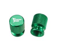 Compatible With Tenere 700 T7 XTZ700 2019 2020 2021 2022 2023 2024 2025 Motorcycle CNC Aluminum Tire Valve Air Port Stem Cover Caps(Green)