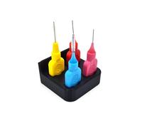 Compatible with TePe 2x2 Wall Mounted Interdental Brush Holder Organizer - 25+ Colours - Blue (Azure) - 1x