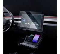 Compatible With Tesla For Model For Y For Juniper For Model For 3 For Highland 2024-2025 Screen Protecor HD Clear Touchscreen Guard GPS Navi Screen Protector(Protector frame tool)