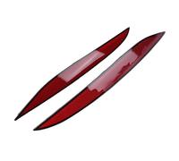 Compatible With Tesla For Model X 2016-2023 1 Pair Left Light Red Car Rear Bumper Reflector Reflective Warning Strip 1034342 1034343 Tail Bumper Reflector
