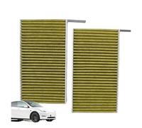 Compatible with Tesla Model 3 Model Y HEPA Activated Carbon Air Filter Auto Air Conditioner Filter Element Replacement Kit Cabin Air Filters