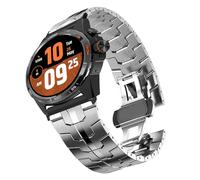 Compatible with TicWatch Atlas bands, 20mm, 22mm, 24mm Stainless Steel Band Metal Strap with Folding Clasp Replacement Straps Compatible with Ticwatch Atlas, Pro 5 Enduro, Pro 5, Pro 3 Ultra BT/ LTE
