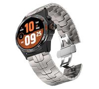 Compatible with TicWatch Atlas bands, 20mm, 22mm, 24mm Stainless Steel Band Metal Strap with Folding Clasp Replacement Straps Compatible with Ticwatch Atlas, Pro 5 Enduro, Pro 5, Pro 3 Ultra BT/ LTE