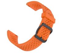 Compatible with Timex Expedition Scout 40mm Band, Silicone band with Metal Buckle Compatible with Timex Expedition, Marlin, Weekender Watch (Orange, 20mm size band)