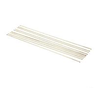 Compatible with Tin Bronze Brazing Rods 10-Pack 1.6mm x 250mm Brass Welding Material for Copper, Steel, and Alloy Applications