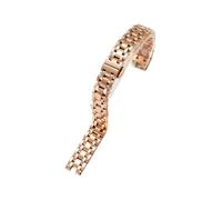 Compatible With Tissot Bellissima Stainless Steel Bracelet Scratch Rust-Proof Easy Adjustment Suitable(All Rose)