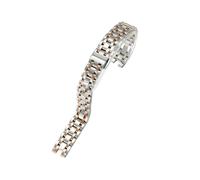 Compatible With Tissot Bellissima Stainless Steel Bracelet Scratch Rust-Proof Easy Adjustment Suitable(Steel Rose)