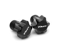 Compatible With TMA X530 TMA X560 TMA X 530 560 SX DX Tech Max Motorcycle Accessories 1Pair Aluminum Mirror Hole Plug Screw M10X1.25(Black)