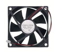 Compatible with TONON TD9025LS Wine Cooler Fan Motor, DC12V 0.16A 90x90x25mm 2-Wire Cooling Fan Silent Motor for Hotel Fridge