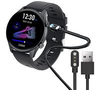 Compatible with TouchElex Venus Smartwatch Charger, onetuo Magnetic USB Charging Cable Replacement Charger Cable Compatible with TouchElex 1.2" Venus/Deeprio Pascua Smart Watch (Black)