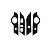 Compatible With Toyota For CHR For C-HR 2024 2025 Door Armest Window Rise Switch Cover Glass Lift Buttton Panle LHD Accessories Car Interior(Black)