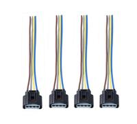 Compatible With Toyota For Corolla 2000-2008 4x 4 Pins Ignition Coil Connector Waterproof Harness Electrical Assembly Replacement Car Parts