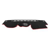 Compatible With Toyota for Land Cruiser for Prado 150 J150 2010-2020 Car Dashboard Cover Avoid Light Pad Carpets Non-Slip Mats(A Red LHD)