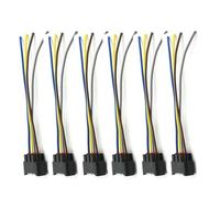 Compatible With Toyota For Matrix 2003-2010 6 Pc Ignition Coil Connector Plug Harness Assy Wiring Waterproof Harness Repair Set Assembly Spare Parts