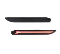 Compatible With Toyota For RAV4 2019 2020 For Venza 2009-2012 For Avalon 2013-2016 Car Rear Bumper Reflector Tail Brake Light Rear Bumper Reflector(A Black Lens)