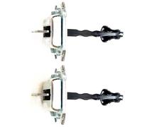 Compatible With Toyota For Yaris 2012 2013 2014 2015 2016 2017 2018 2019 Front Rear Door Stay Checker Strap Stopper 68610-02320 68630-02310 Car Hinge Stopper(Front left and right)