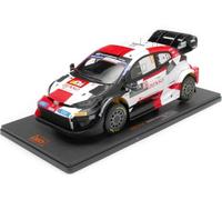 Compatible with Toyota Yaris GR Rally1 Hybrid Nº17 Ogier/Landais Winner Rally Safari 1:18 IXO Models 18RMC173A