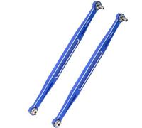 Compatible With Traxxas 1/5 For X-maxx For WideMaxx 8S 1/6 For XRT 8S RC Car Upgrade Parts 2Pcs Aluminum Alloy 7075 Front Steering Link Rod RC Car Linkage(Blue)