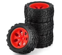 Compatible With Traxxas For Arrma For HSP For Tamiya 118MM 1/10 RC For Monster Truck For Buggy Tire Tyre Wheel Foam Inserts 12mm Hex RC Tire Set