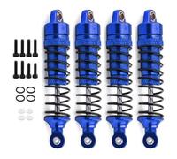 Compatible With TRAXXAS For LaTrax 7665 1/18 RC Crawler Car Upgrade Parts Accessory 4pcs Front Rear Shock Absorbers Kit Rc car shock absorber(Blue)