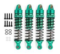 Compatible With Traxxas For LaTrax For Teton For Prerunner 1/18 RC Truck Car Parts 4Pcs Metal Front And Rear Shock Absorber Damper RC Car Shock Absorber(Green)