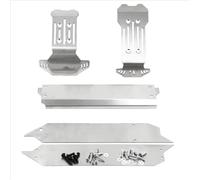 Compatible With TRAXXAS For MAXX 1/10 RC Car Upgrade Parts Accessories Stainless Steel Front Rear For Chassis Skid Plate Protector RC Car Accessories